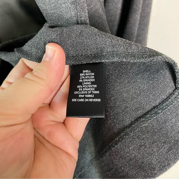 Torrid Grey Studio Ponte Tailored Fit Blazer Jacket 2X 11269061 - Picture 13 of 14